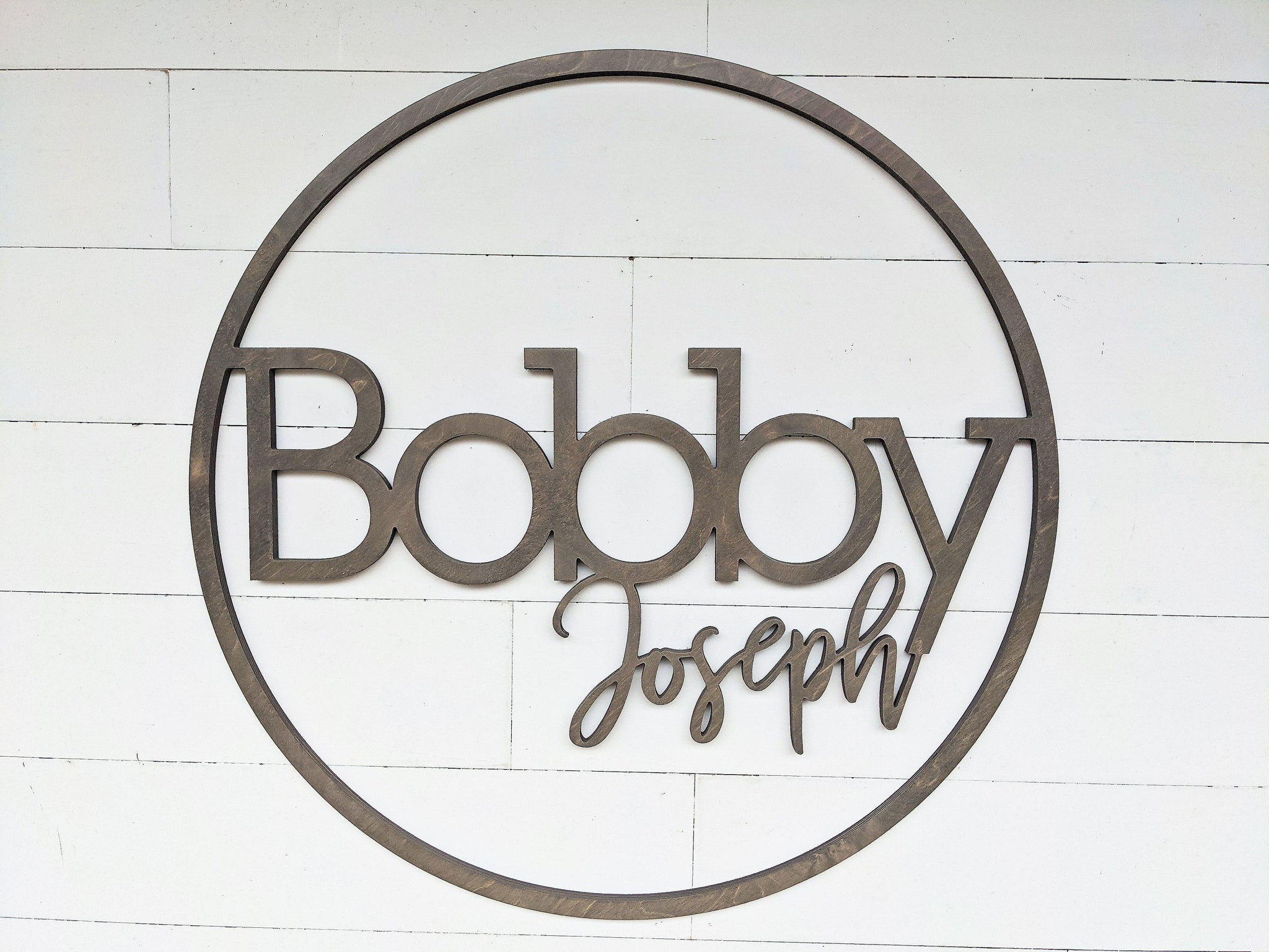 Name Sign - Bobby Joseph Style