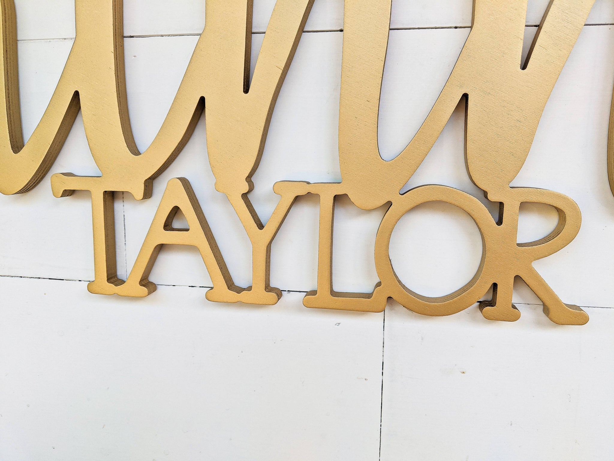 Name Sign - Quinn Taylor Style