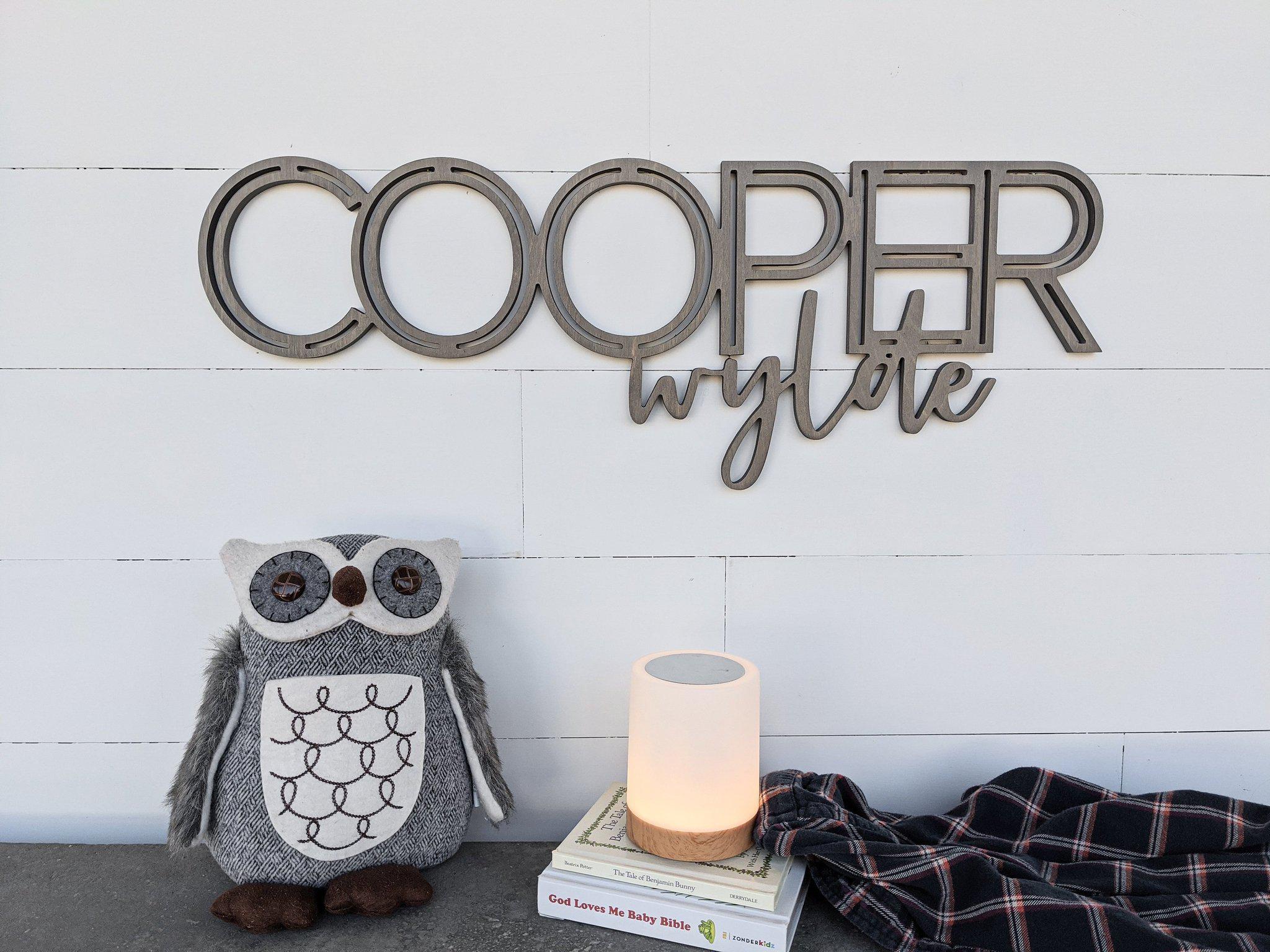 Name Sign - Cooper Wylde Style