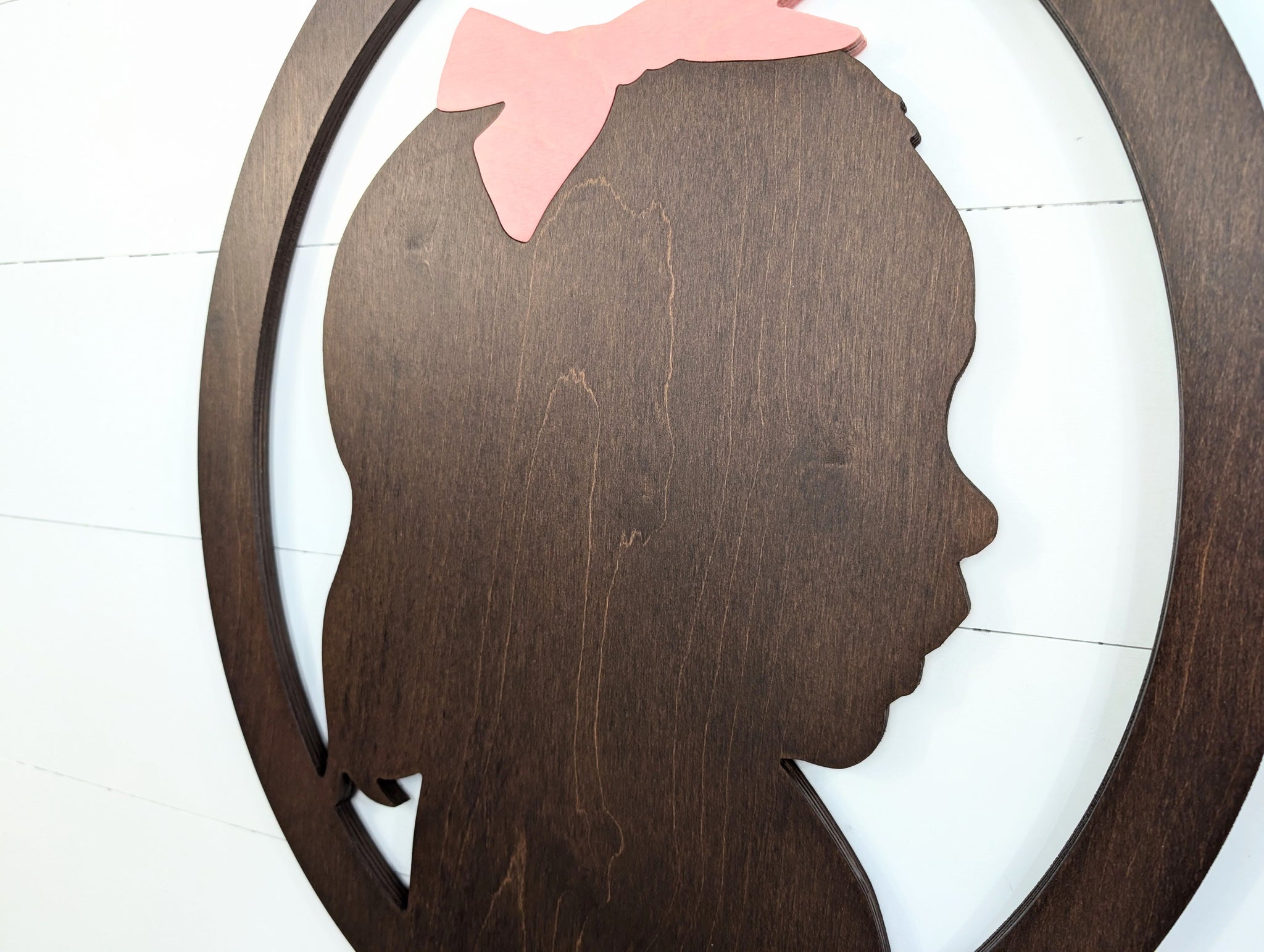 Custom Wood Silhouette