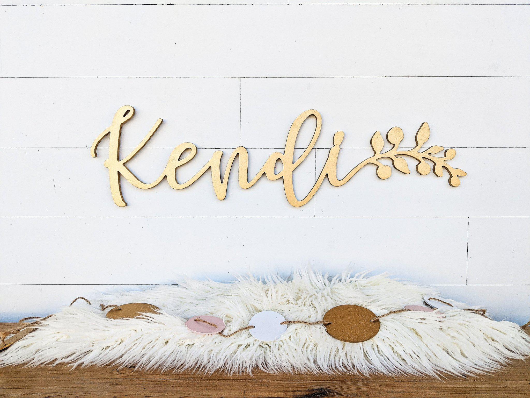 Name Sign - Kendi Style