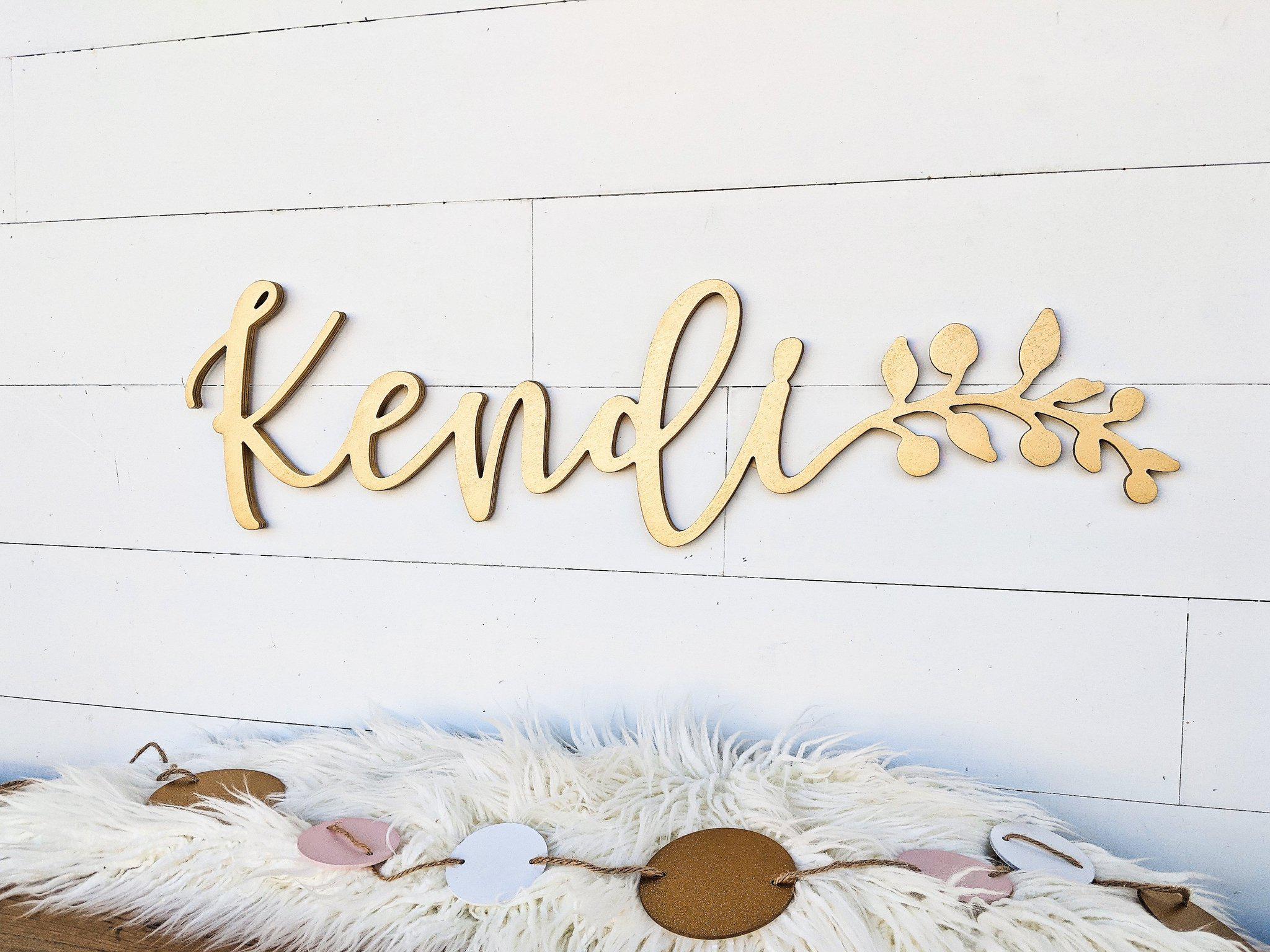 Name Sign - Kendi Style