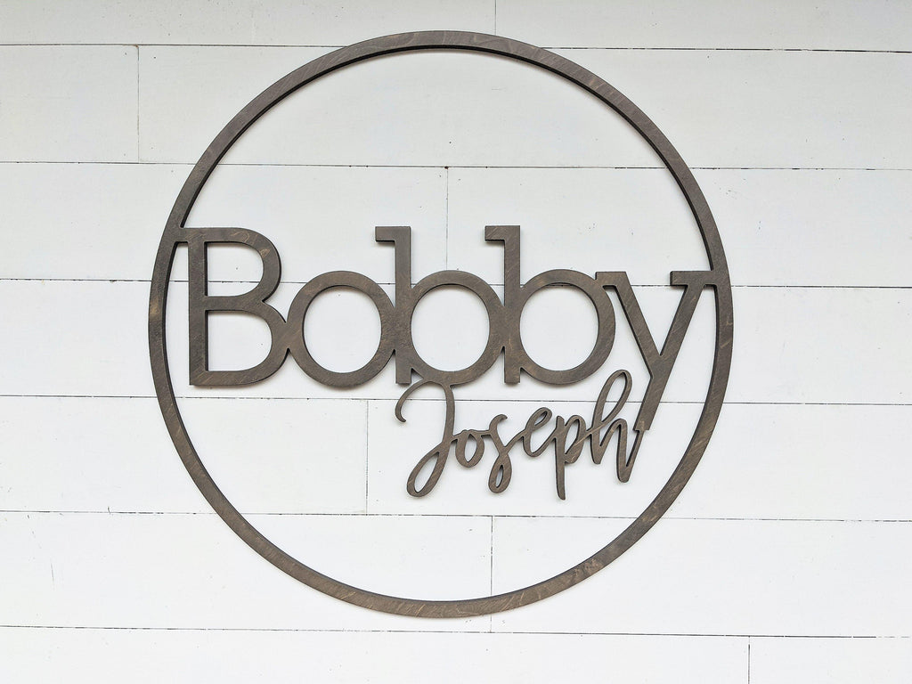 Name Sign - Bobby Joseph Style