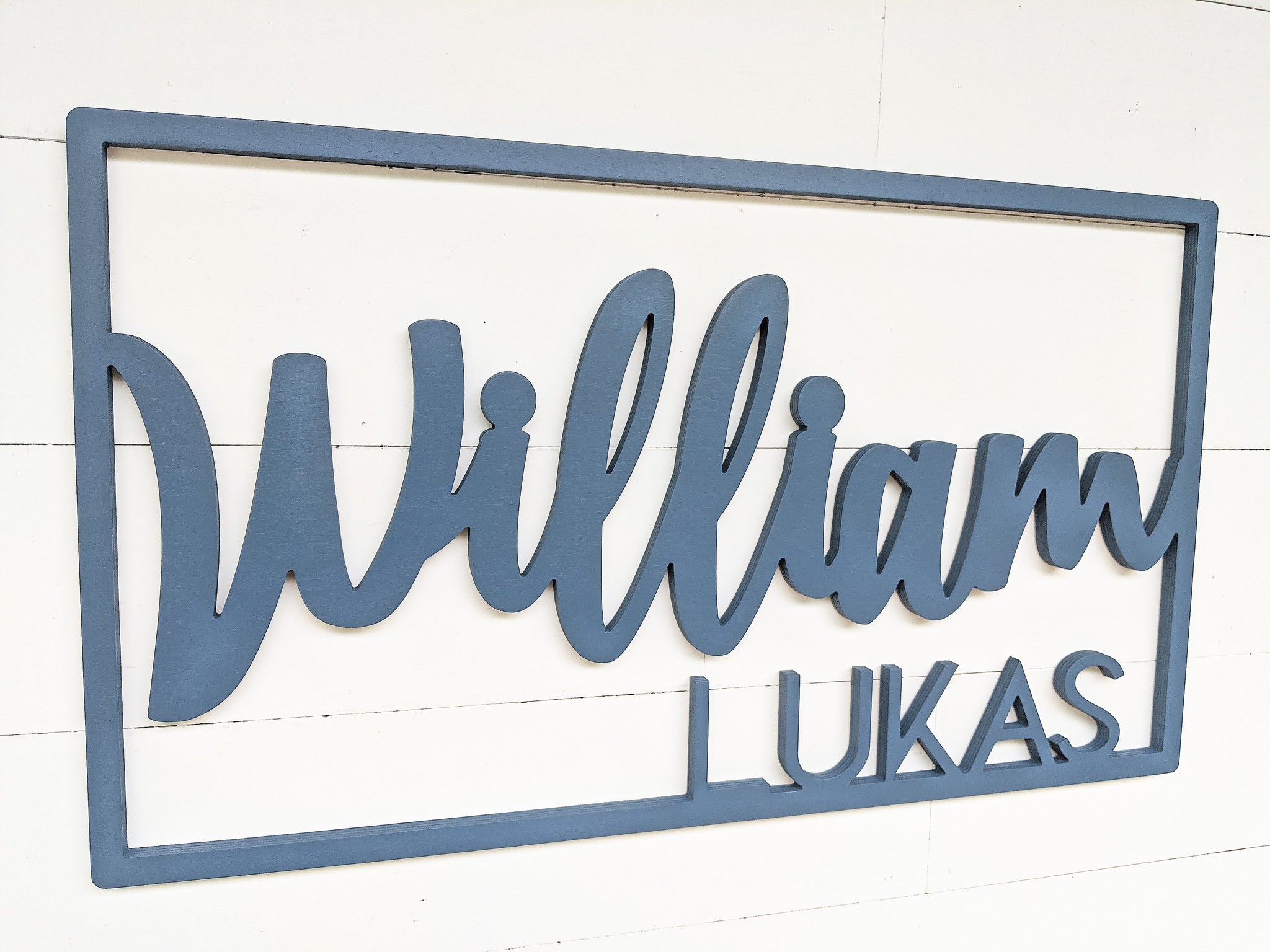 Name Sign - William Lukas Style