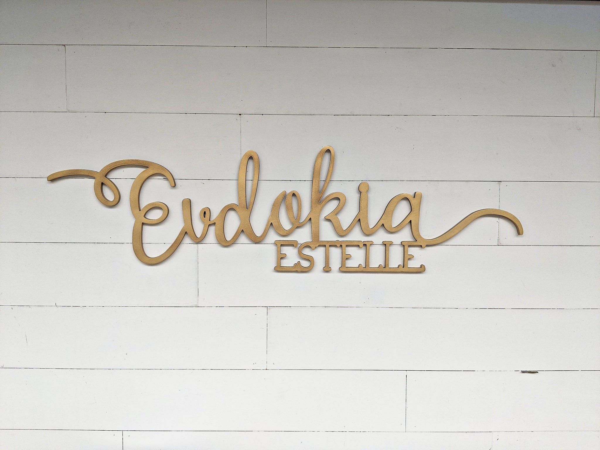 Name Sign - Evdokia Estelle Style