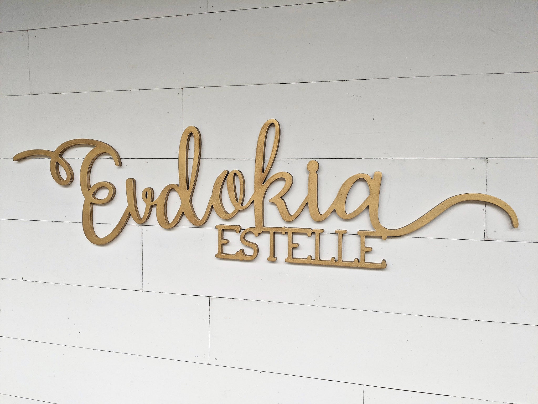 Name Sign - Evdokia Estelle Style