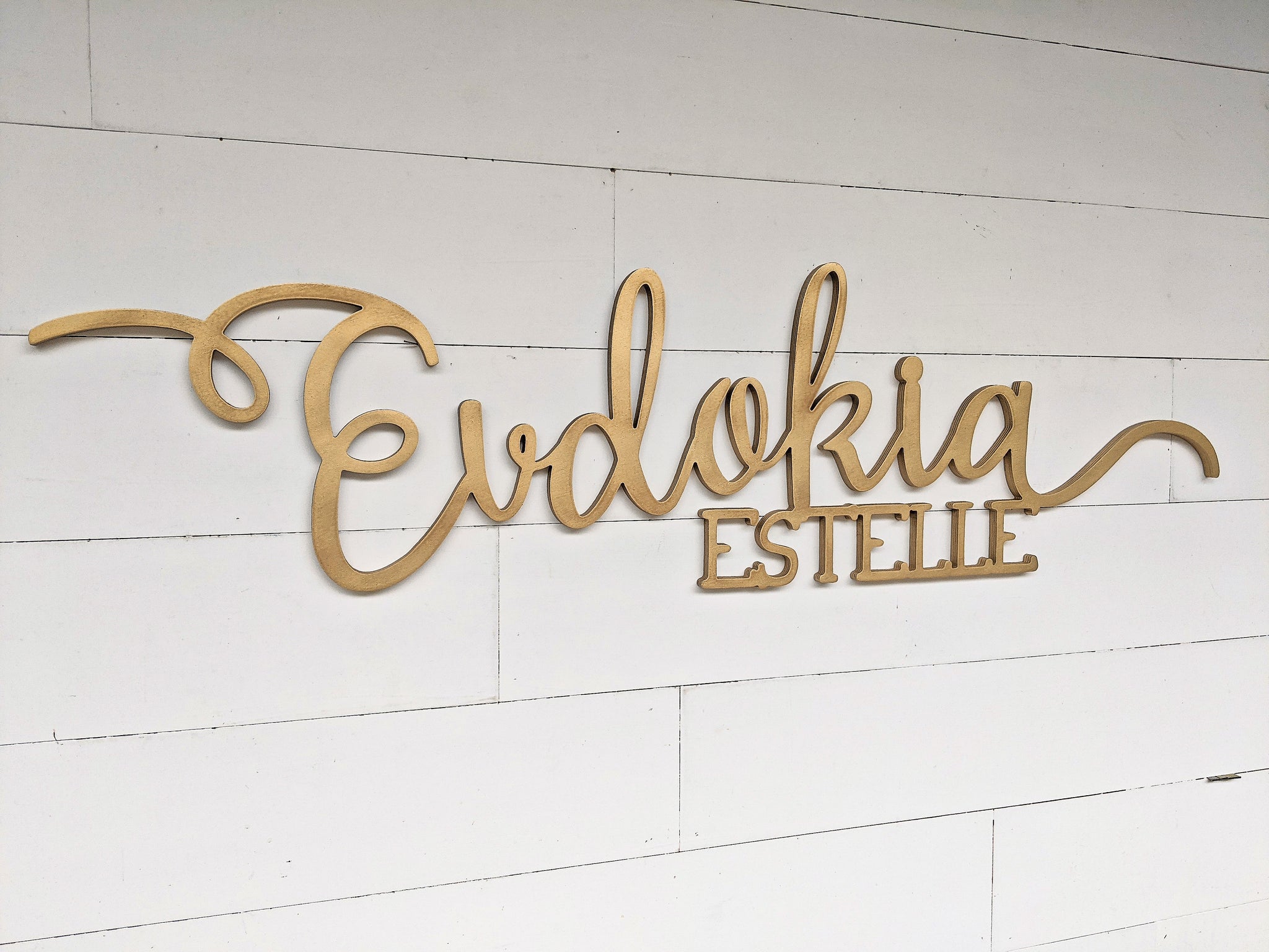 Name Sign - Evdokia Estelle Style