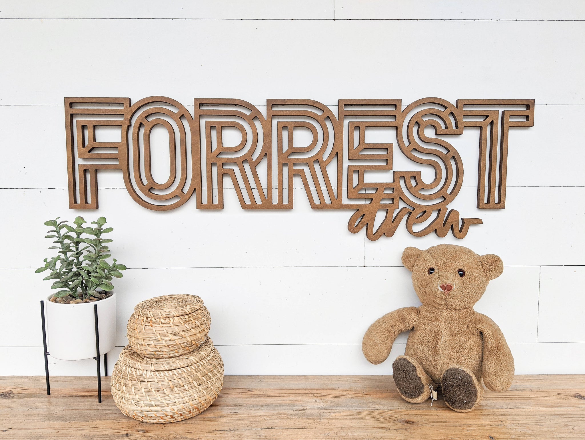 Name Sign - Forrest Drew Style