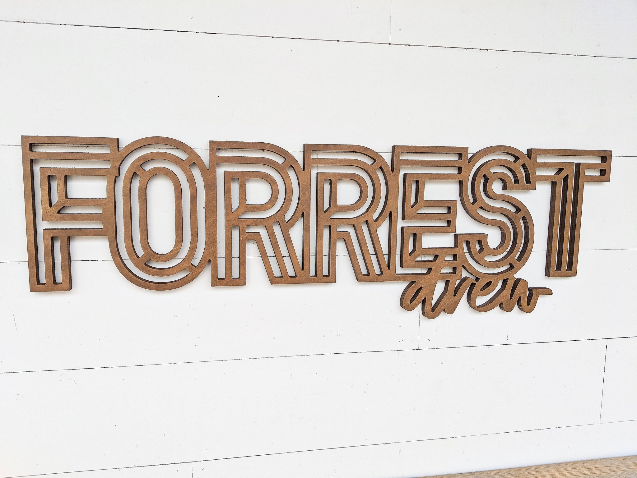 Name Sign - Forrest Drew Style