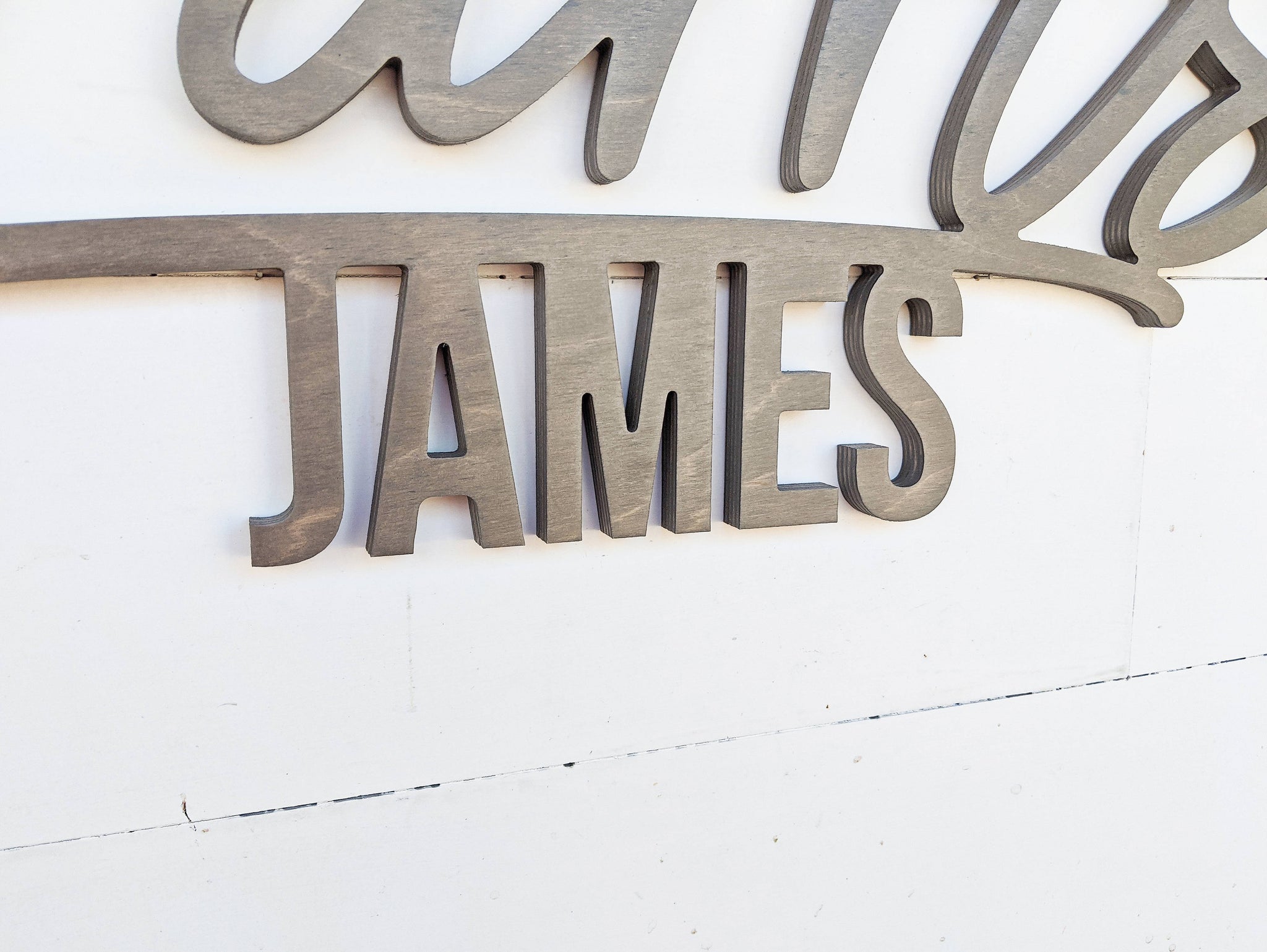Name Sign - Harrison James Style