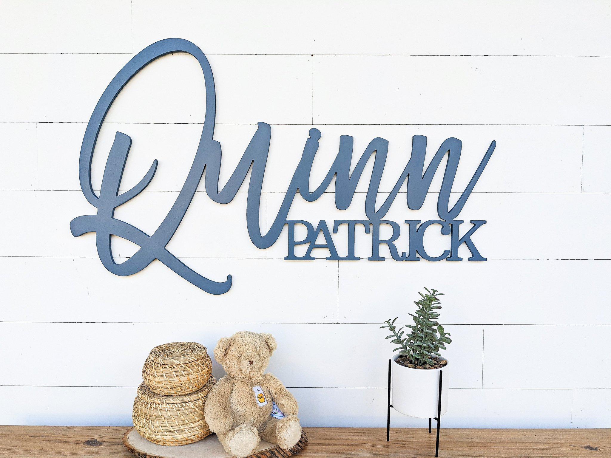 Name Sign - Quinn Patrick Style