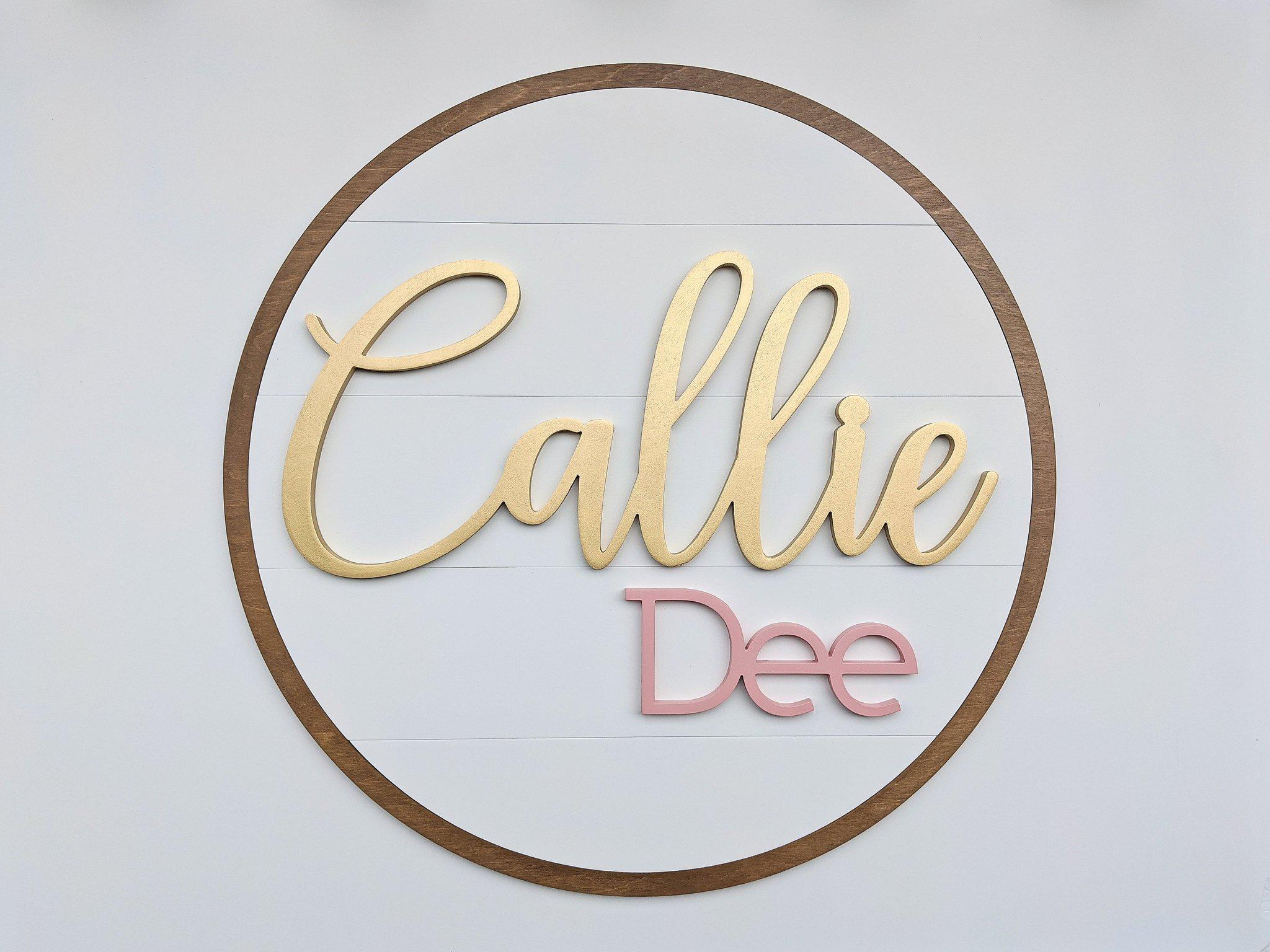 Name Sign - Elsie Rey Style