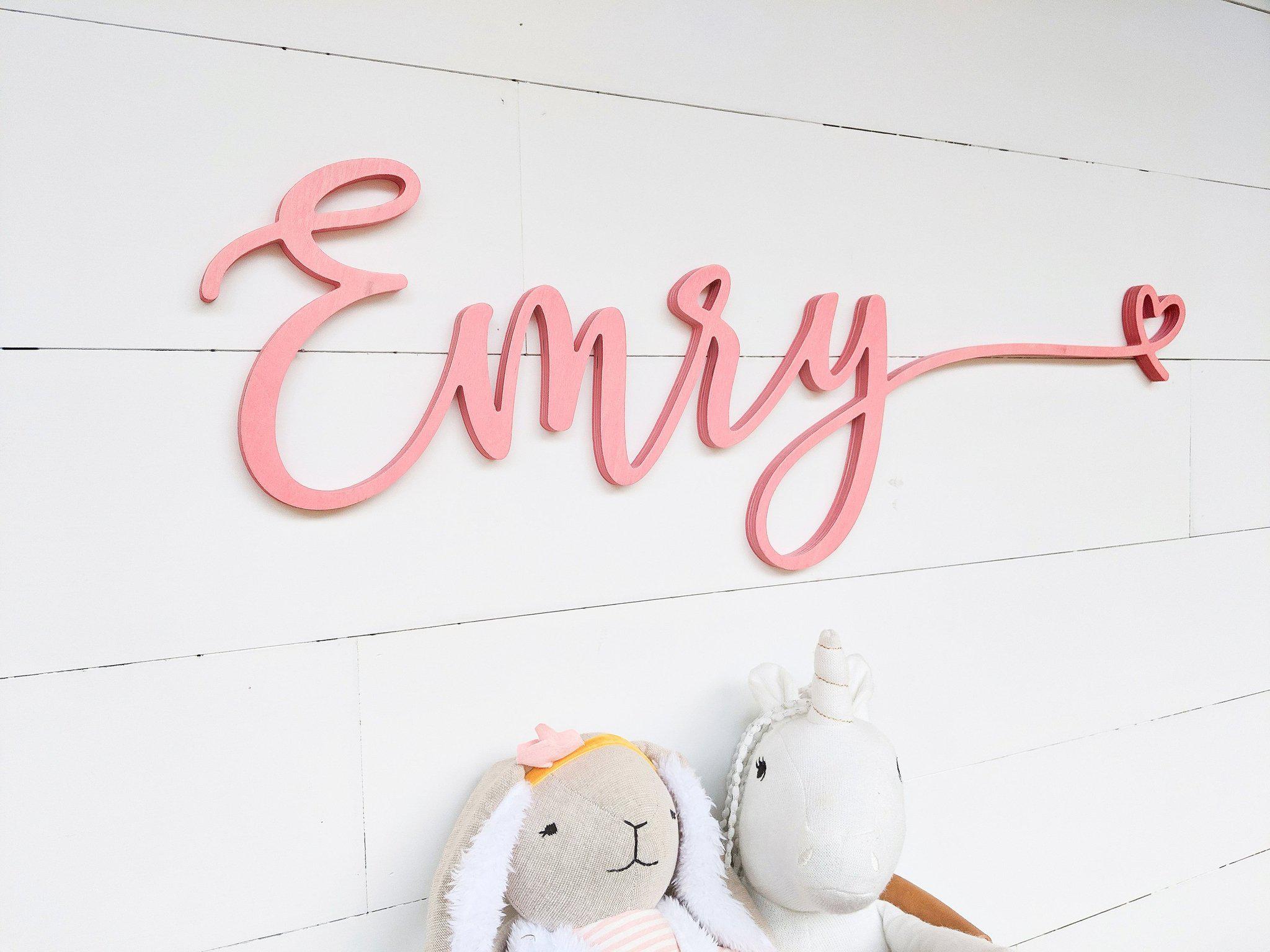 Name Sign - Emry Style