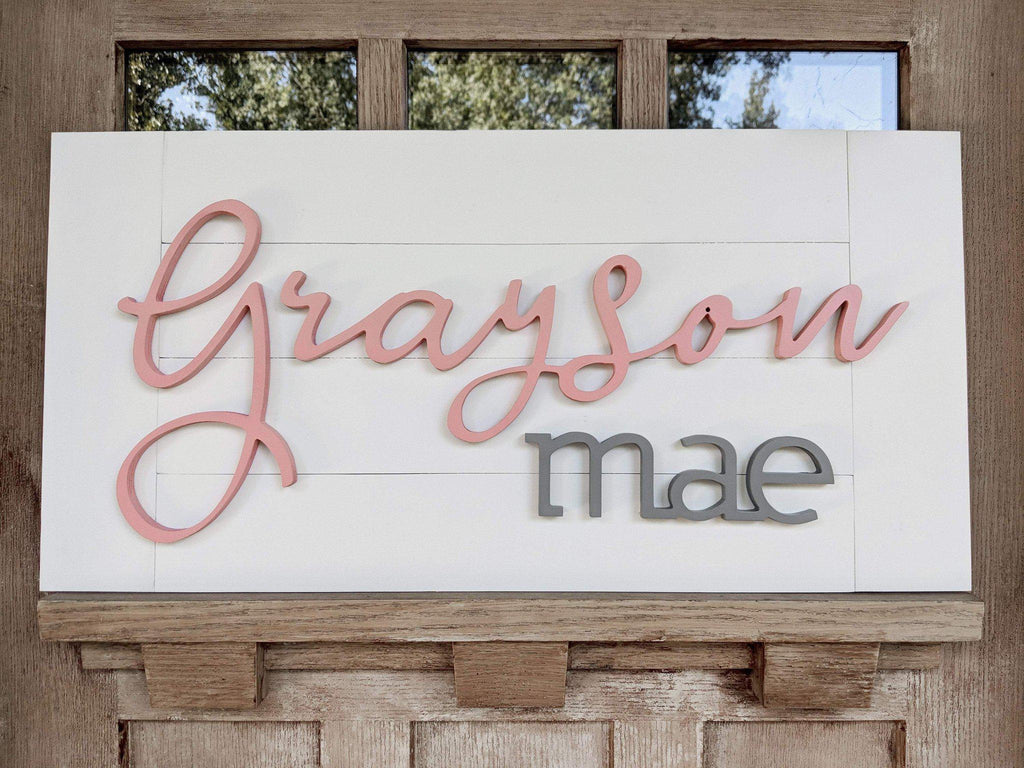 Name Sign - Grayson Mae