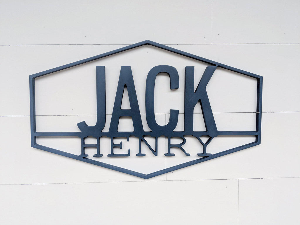 Name Sign - Jack Henry Style