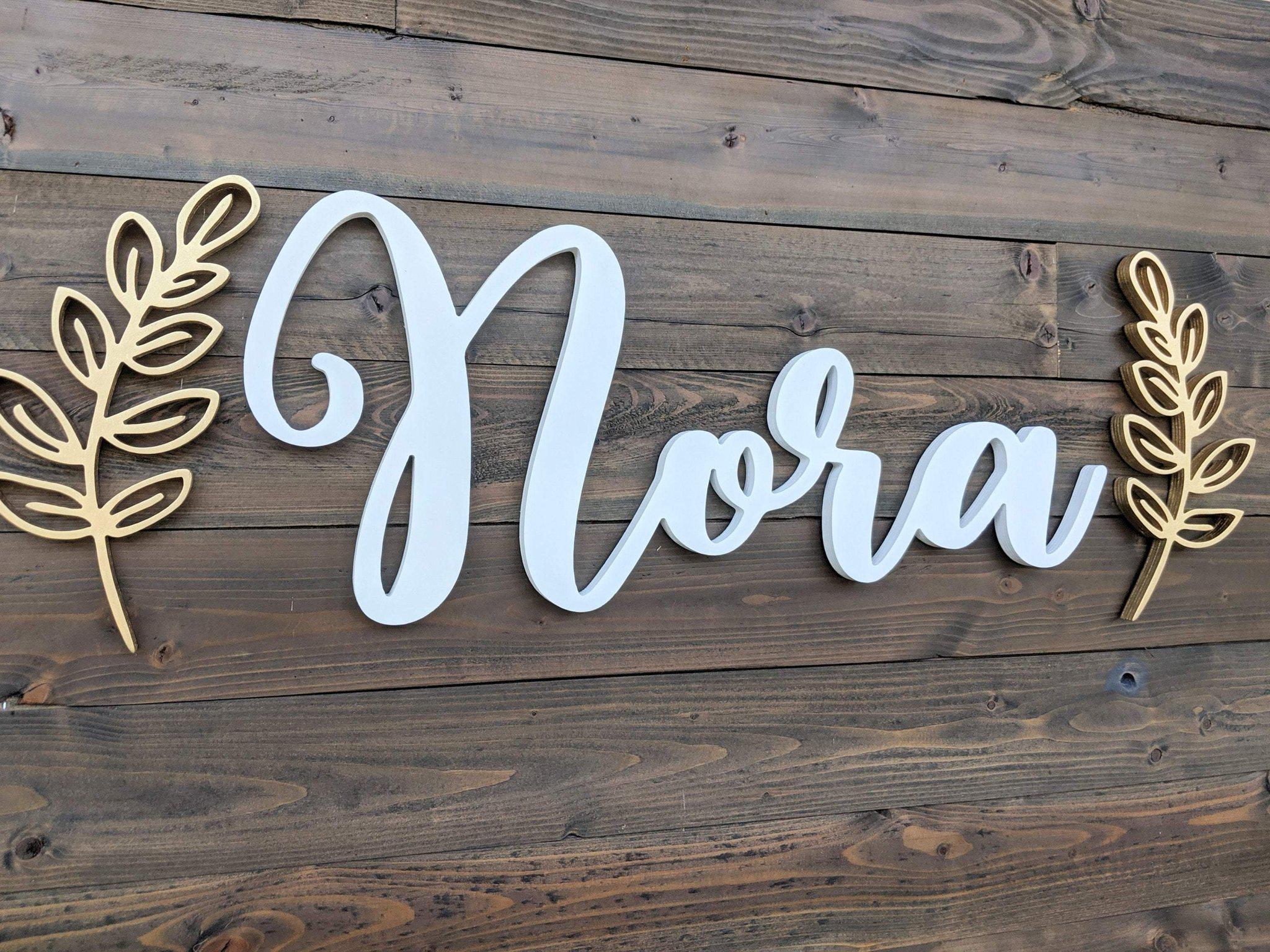 Name Sign - Nora Style