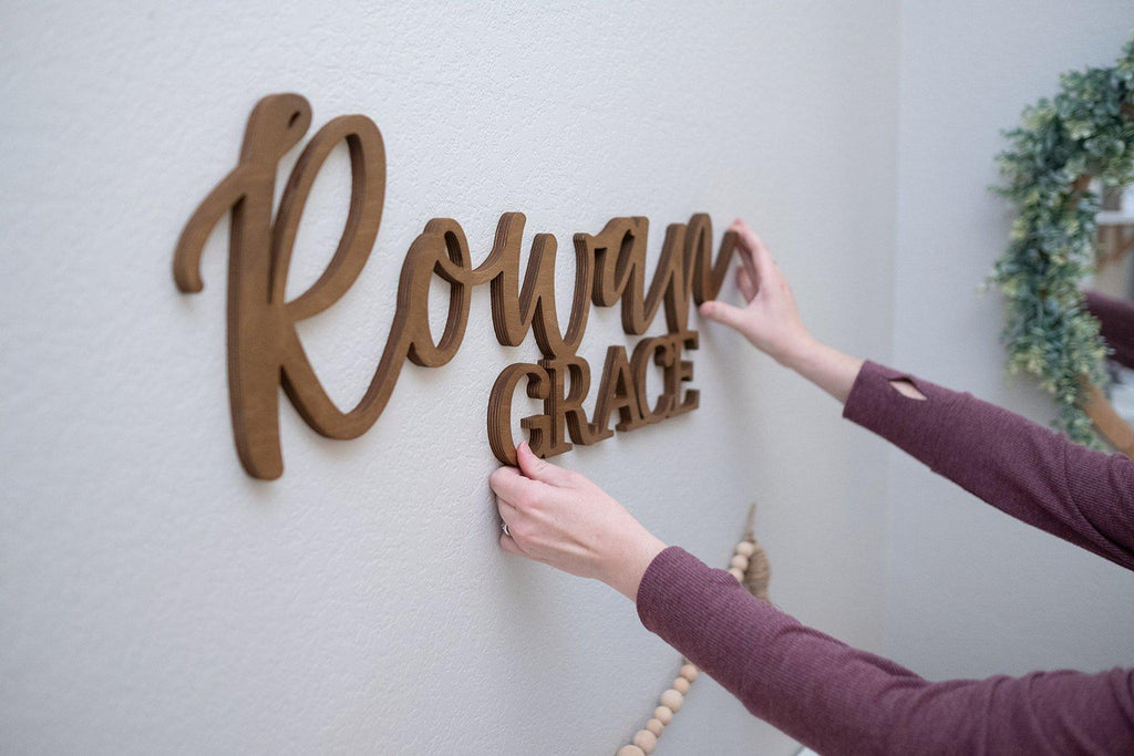 Name Sign - Rowan Grace Style