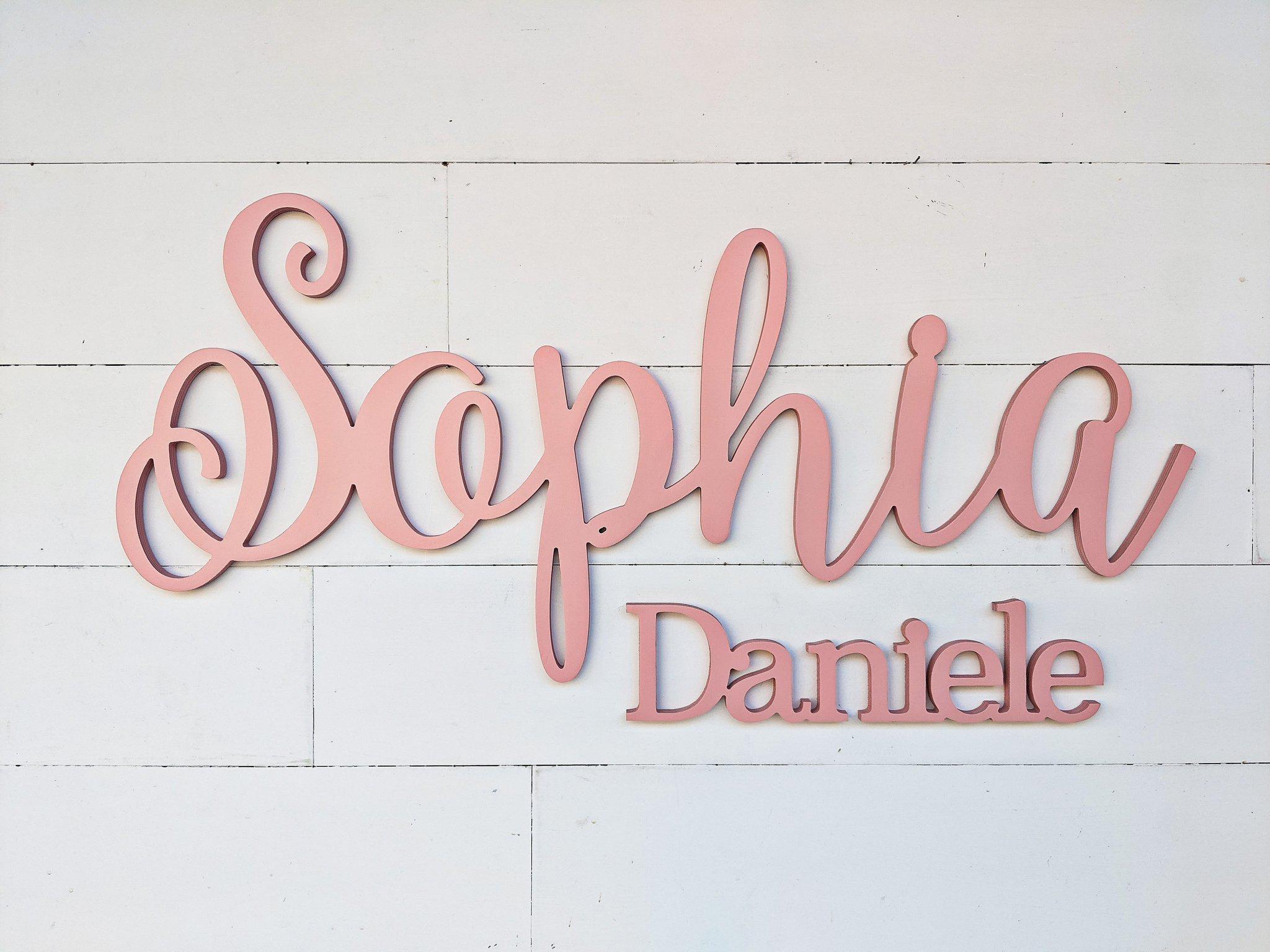 Name Sign - Sophia Daniele Style