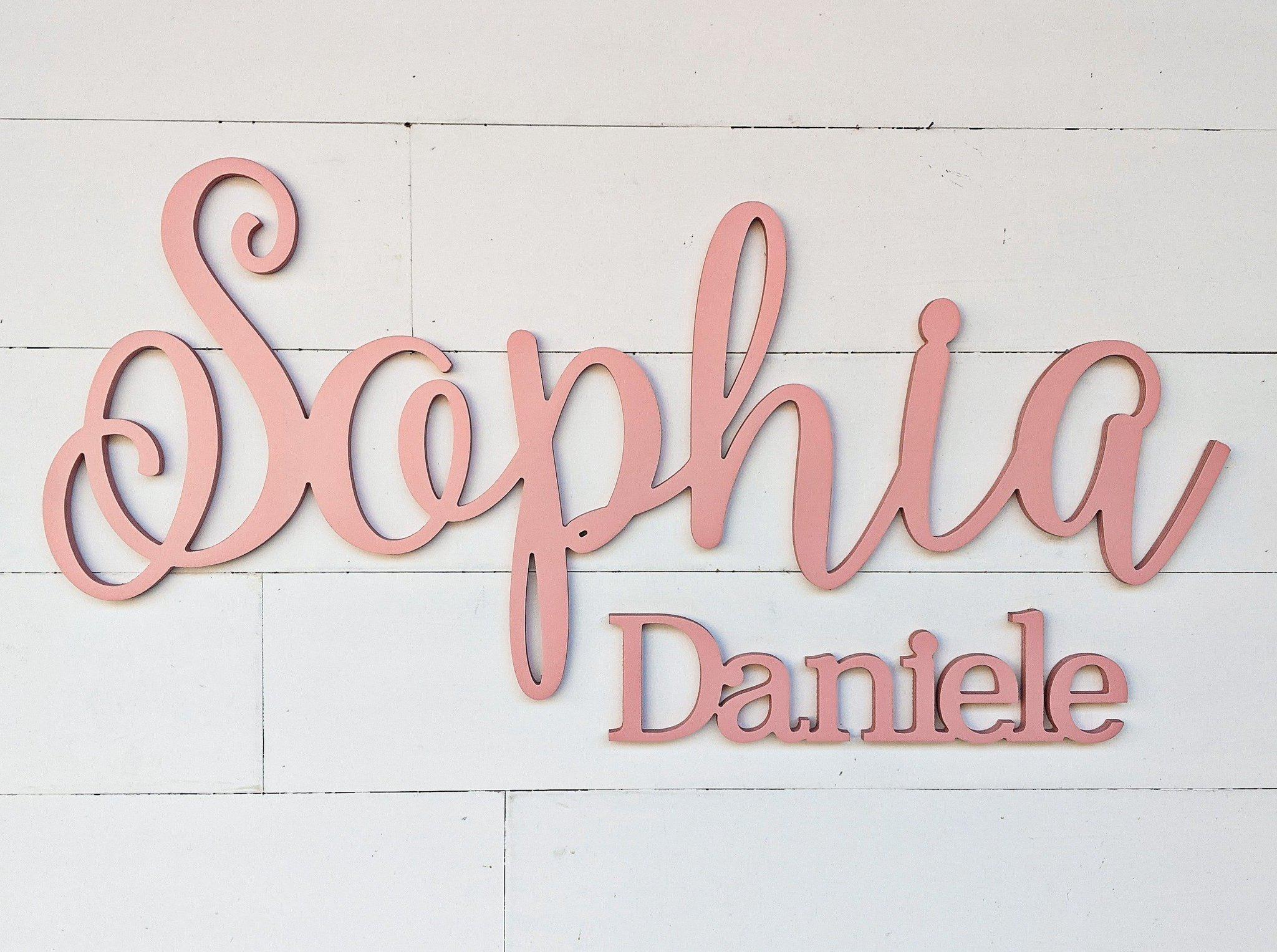 Name Sign - Sophia Daniele Style