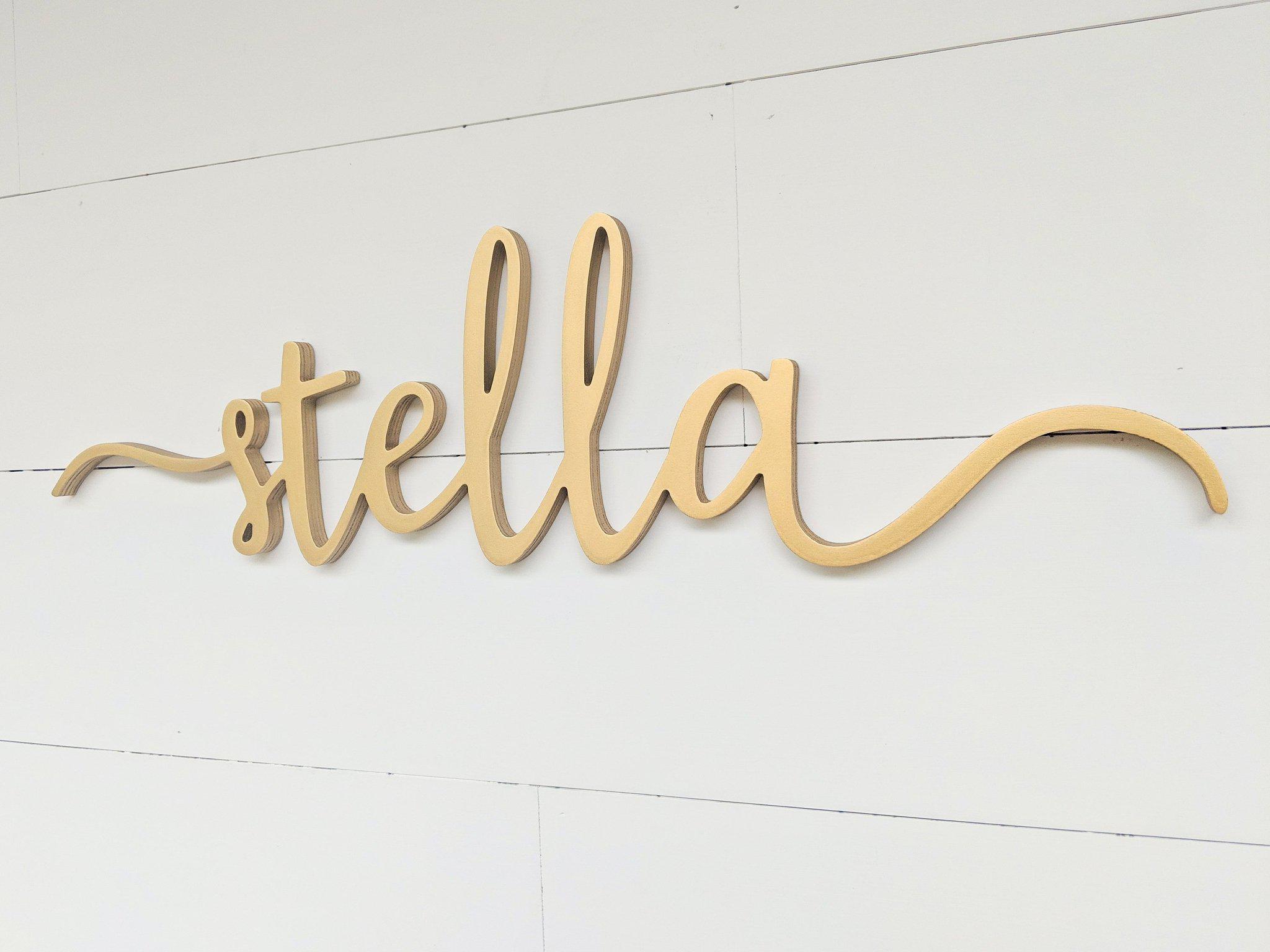 Name Sign - Stella Style