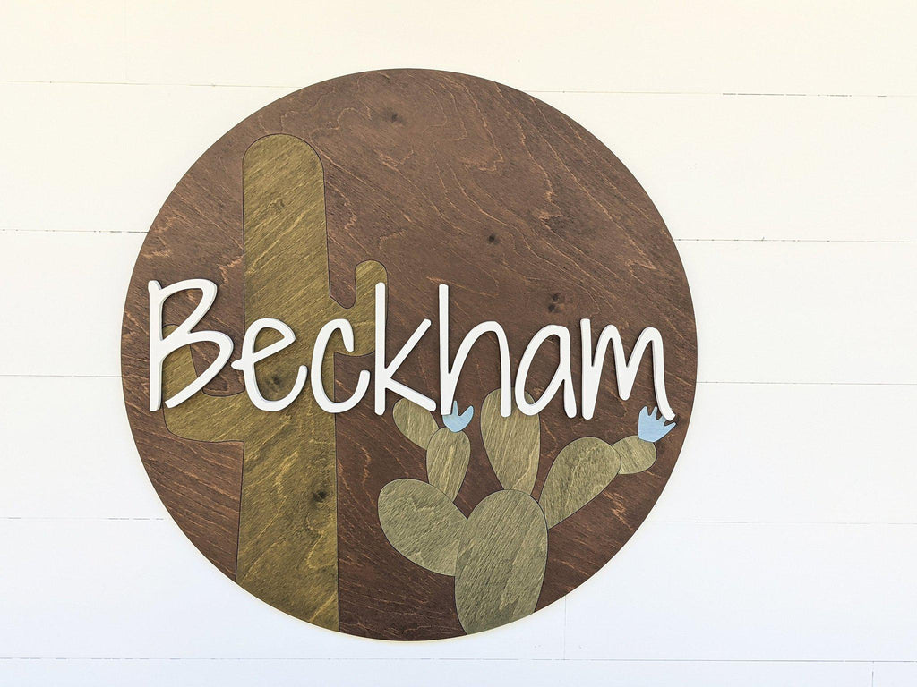 Name Sign - Beckham Style