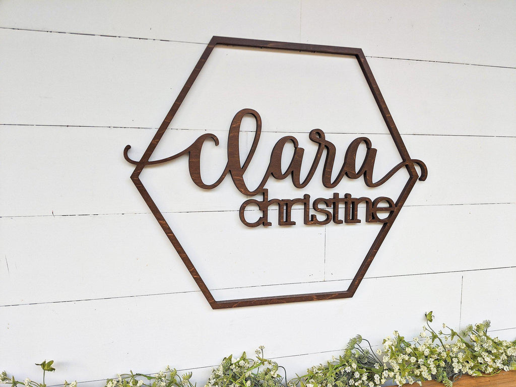 Name Sign - Clara Christine Style
