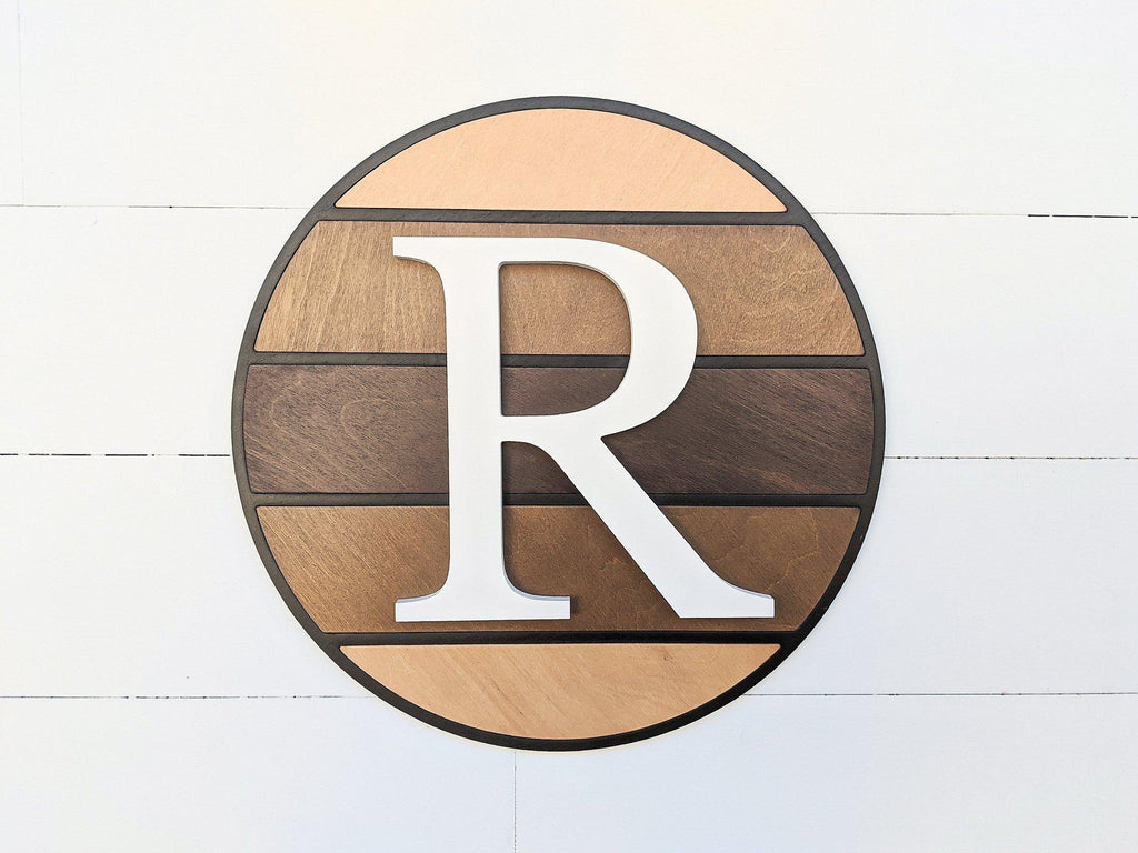 Wooden Letter Monogram